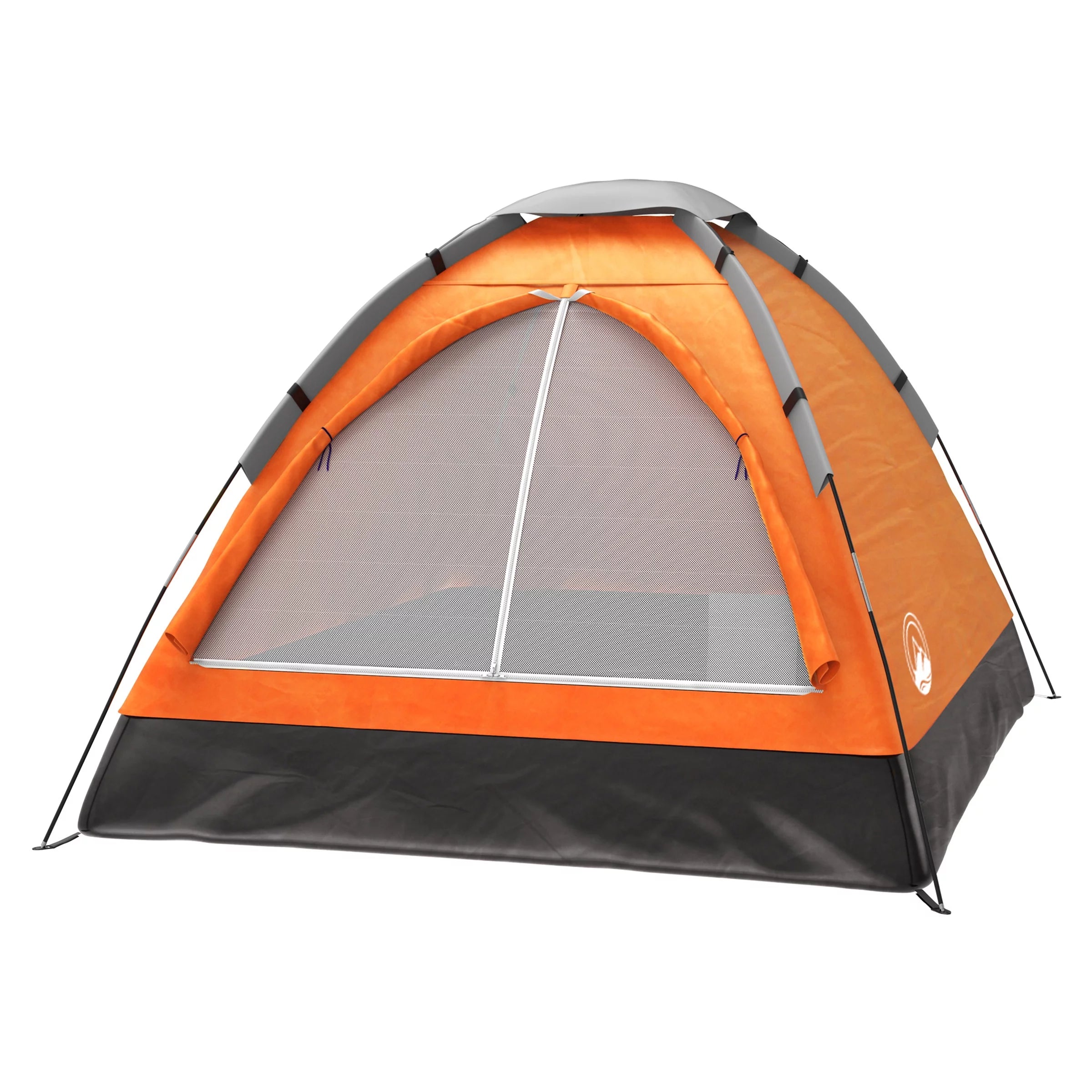 Orange 2-Person Dome Tent with Carry Bag N753
