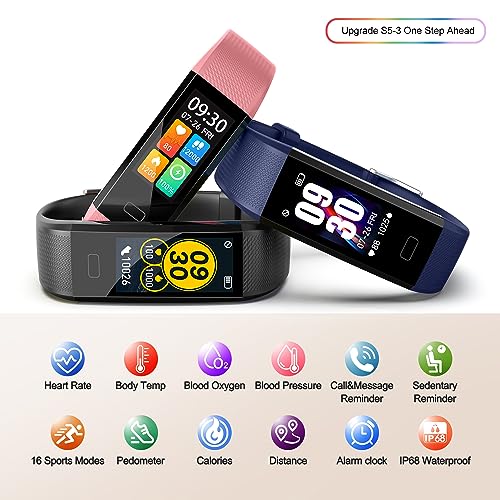 Fitness Tracker with Heart Rate Monitor, IP68 N27075