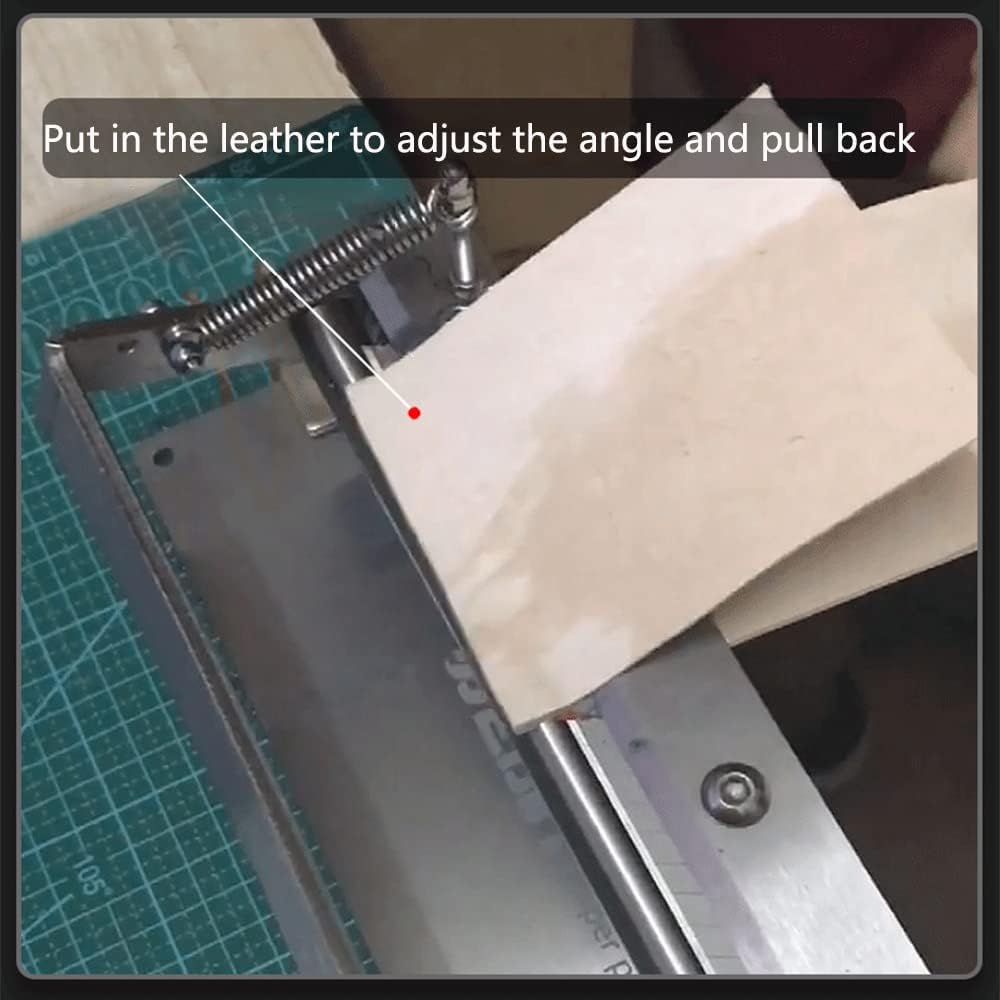 Leather Splitter Manual Leather Skiver Peeler Adjustable Splitte Machine Leather Working Tools N532828