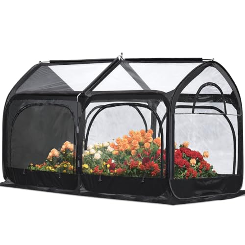 Green 8.2x4.1x4.4 FT Pop-up Greenhouse N32542