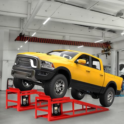 2PCS Heavy Duty Hydraulic Car Ramps D39031