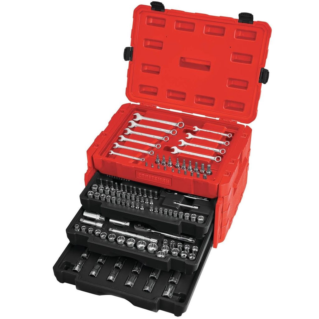 268 pc. 1/4, 3/8 and 1/2 in. Drive 12 Point Mechanic's Tool Set C349