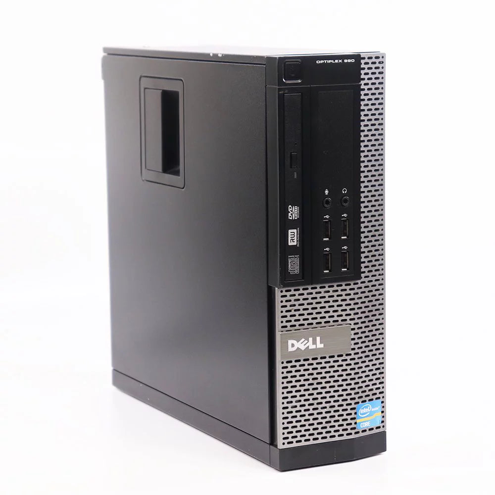 Used Dell OptiPlex 990 Desktop Computer PC, Intel Core i5 Quad-Core Gen 2, 8GB 1TB with 2x 22" LCD's Wi-Fi Windows 11 64bit E1449