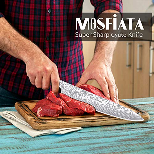 10 Inch German High Carbon Stainless Steel Chef Knife with Micarta Handle A929268