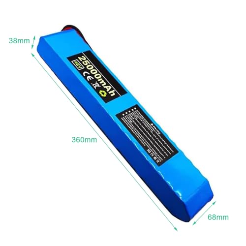 48V 25Ah Electric Bike Lithium-Ion Battery Pack with 54.6V 2A Charger U438