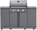 3-Burner Propane Gas BBQ Grill, Stainless Steel, Gray S47799