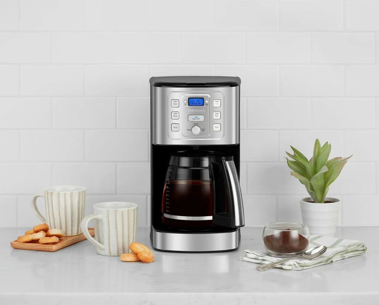 12-Cup Black Stainless Coffeemaker J5188