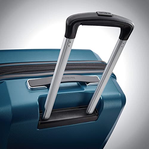 Silver Carry-On 20-Inch Hardside Expandable Luggage D9815