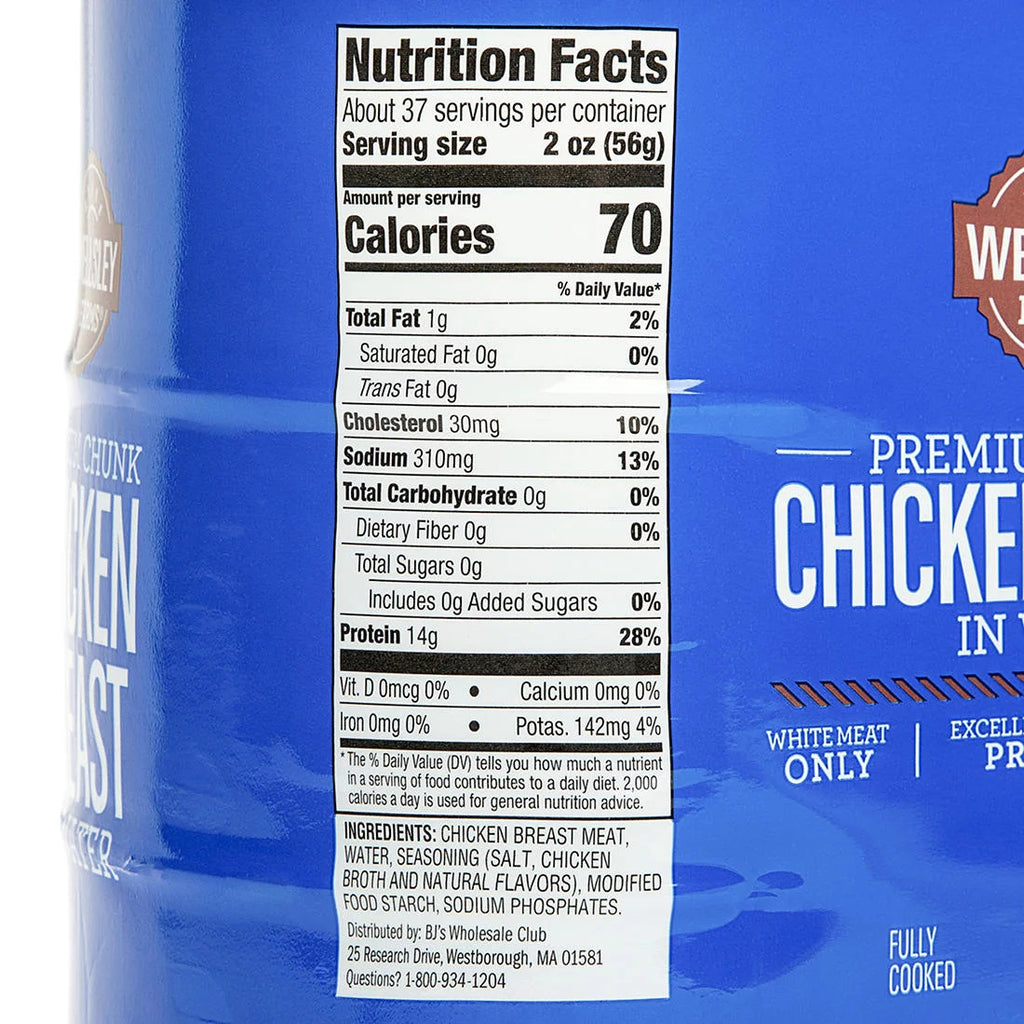 Chunk Chicken Breast in Water 6 Ct. 12.5 oz. M81476