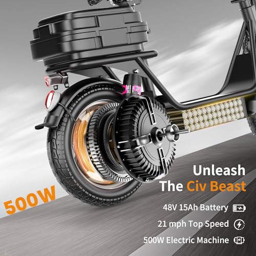 500W Electric Scooter with Seat J5085