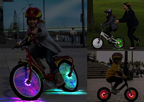 Rechargeable LED Bike Wheel Hub Lights W41927