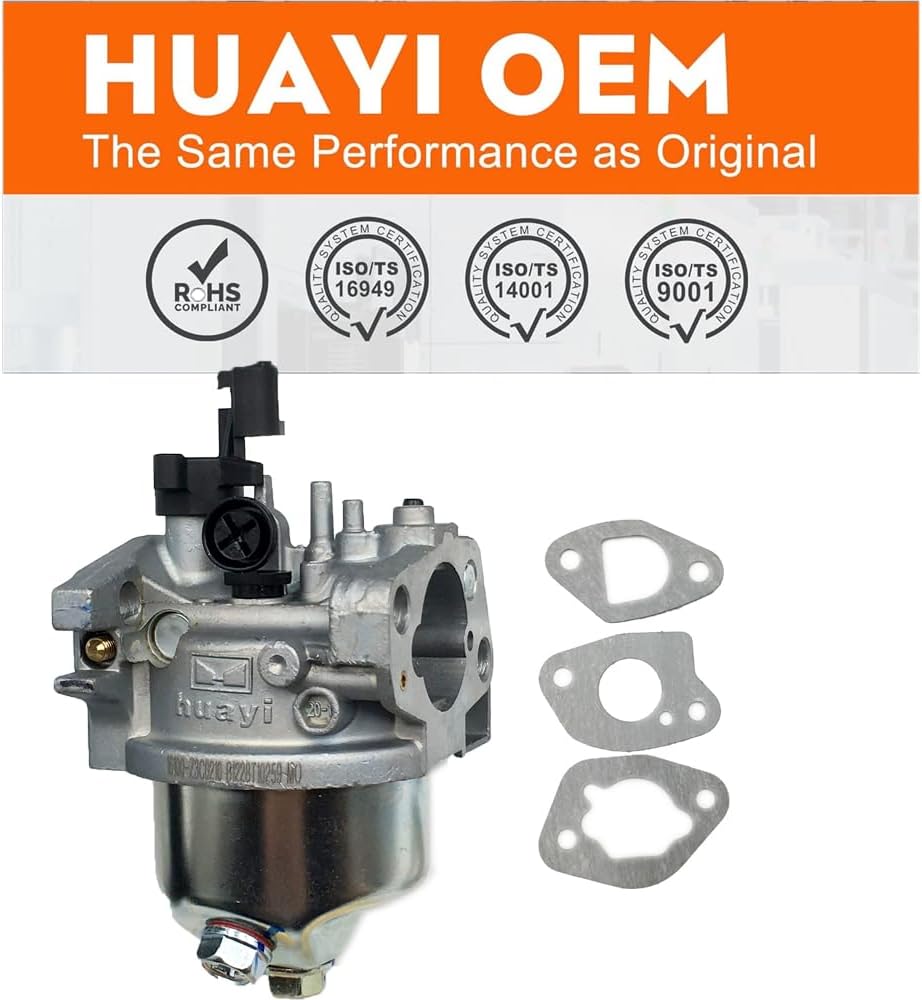 Carburetor for 170cc Gas Self Propelled Lawn Mower V453664