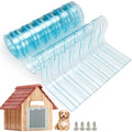 8 in x 4.9 ft Clear Plastic Vinyl Dog Door Flap O739