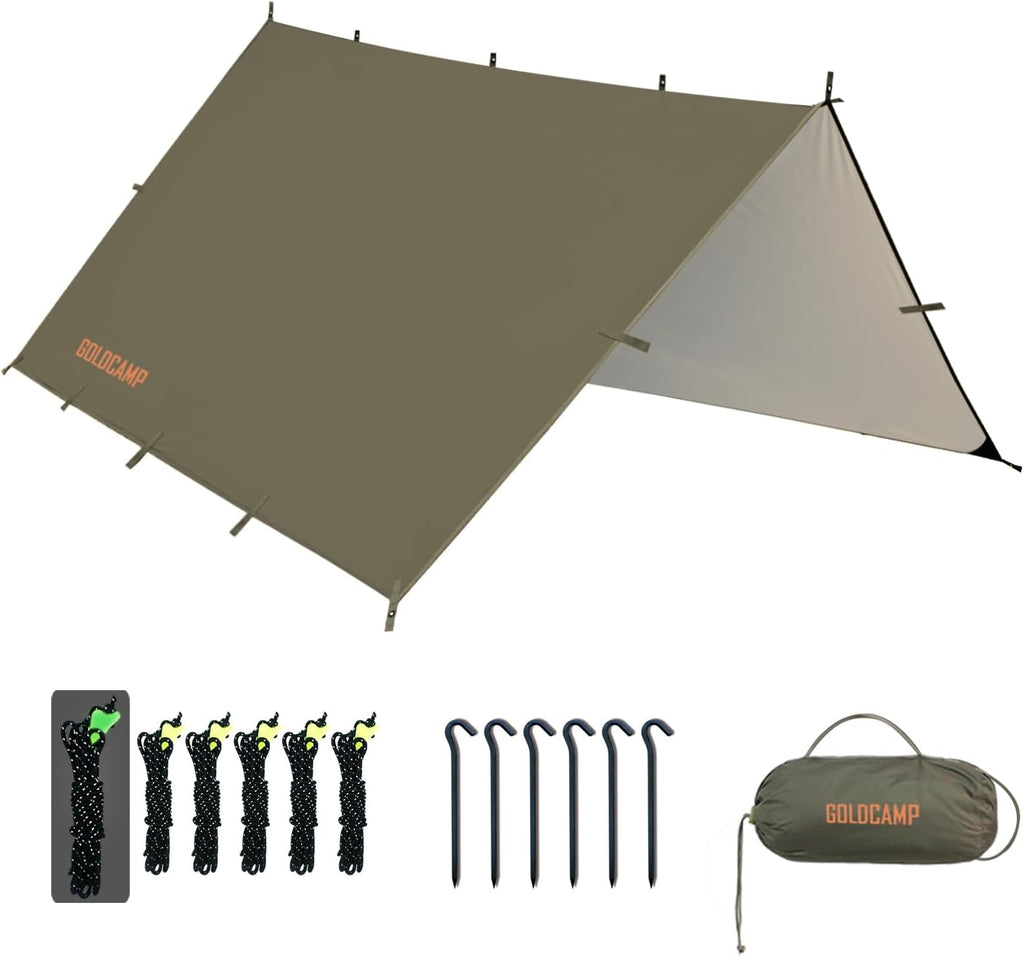 70D Nylon 10''X10'' Waterproof Camping Tarp I138