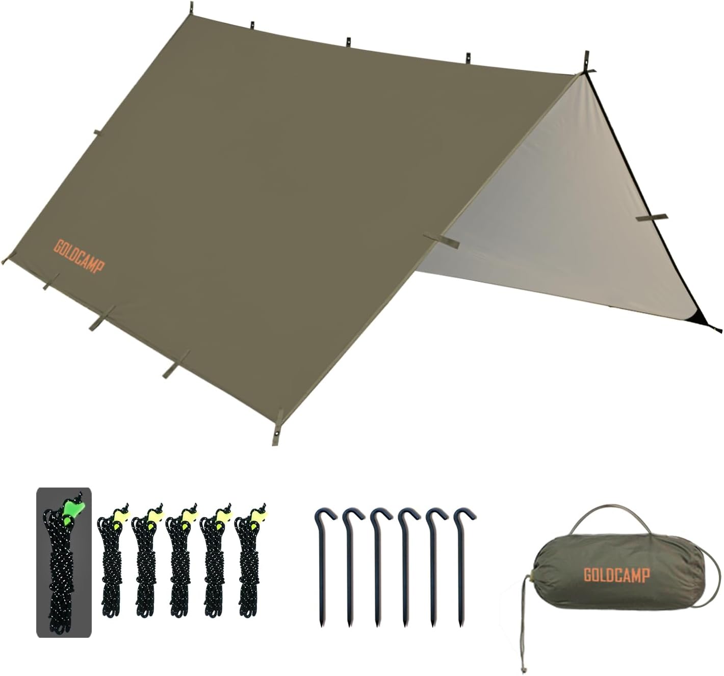 70D Nylon 10''X10'' Waterproof Camping Tarp I138