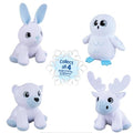Arctic Fox Storage Toy with 1 Mystery Plush Animal Inside M563227