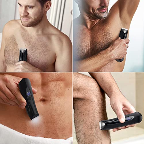 Body Hair Trimmer with Ceramic Blade, Rechargeable Cordless Trimmer M504427