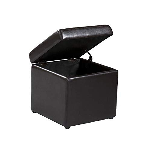 Dark Chocolate Nesting Coffee Table and Storage Ottomans Set H559