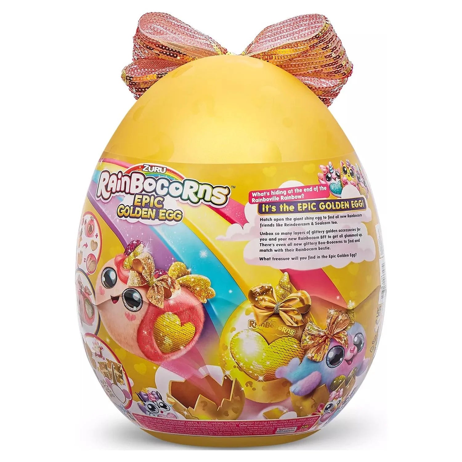 Epic Giant Golden Egg with over 25 Golden Surprises K340333