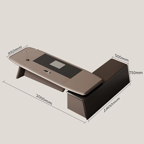 94.4" Executive Desk with Storage Cabinet and Drawer K248918