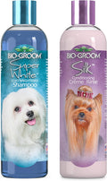 Super White Shampoo and Silk Creme Rinse Conditioner - 12 Fl Oz Each P846456