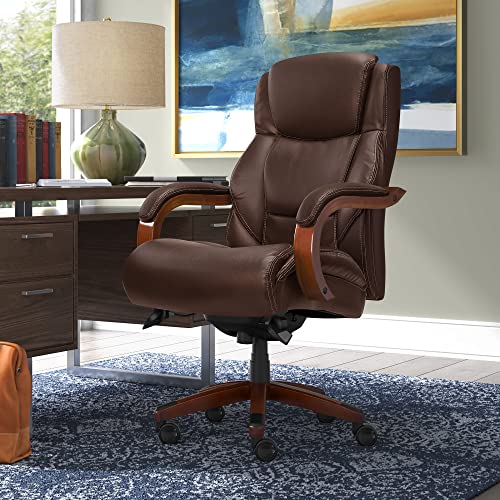 Black Bonded Leather High Back Executive Office Chair E9354