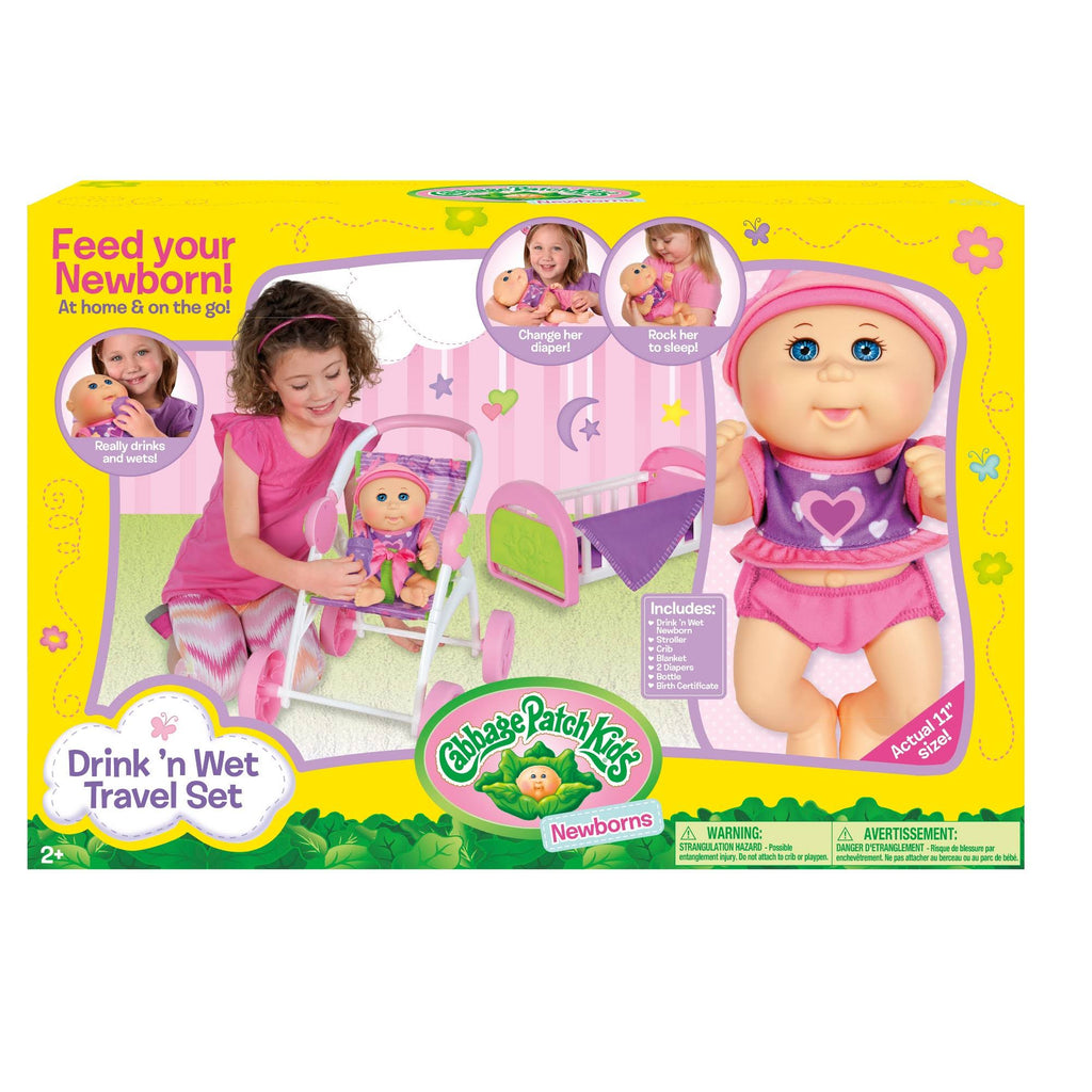 Drink N Wet Travel Set Doll D549557