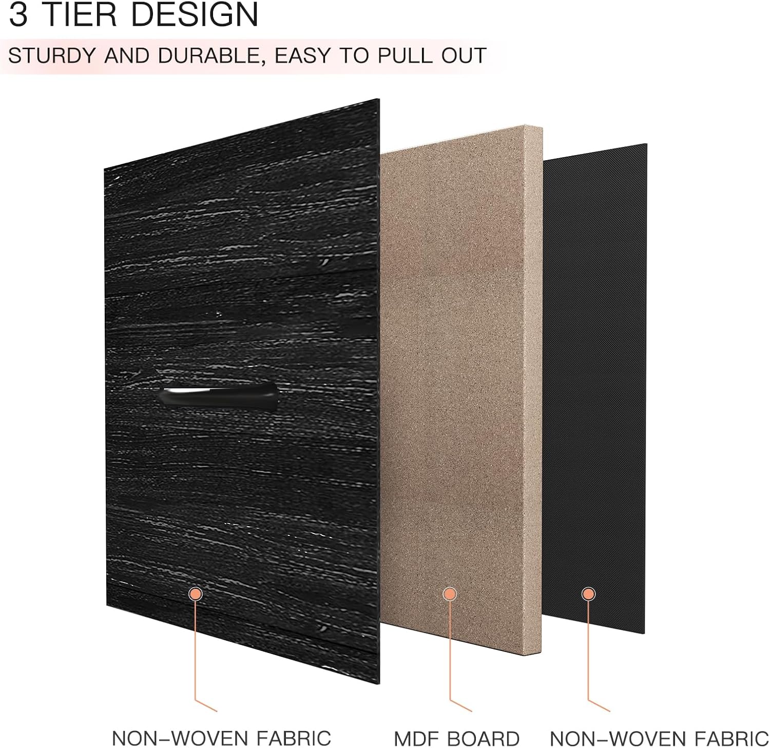 14 Drawer Tall Fabric Dresser N62875