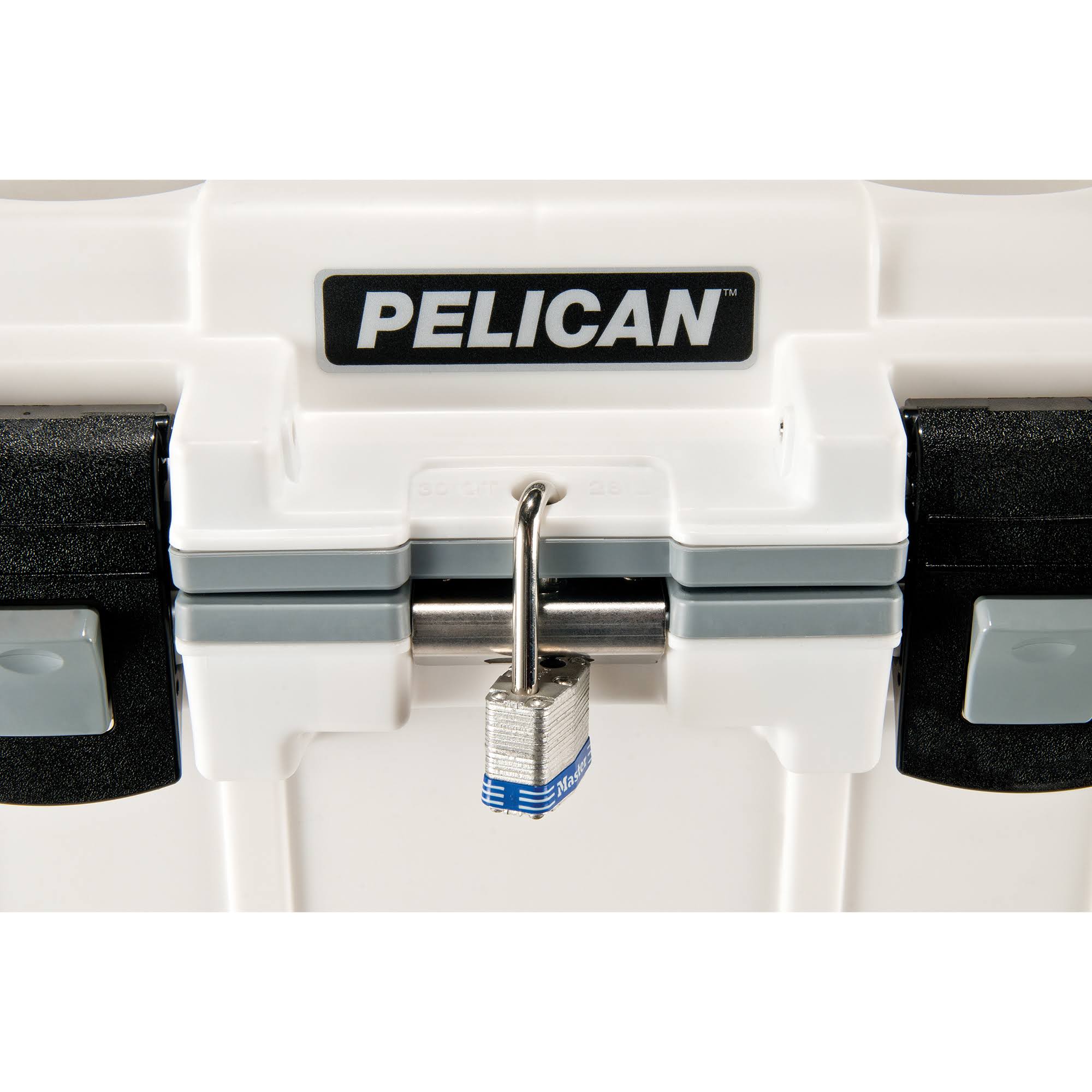 30-Quart White Gray Cooler M304787