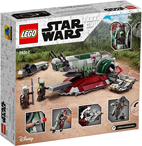 Boba Fett Starship Building Toy with Rotating Wings and 2 Minifigures P541