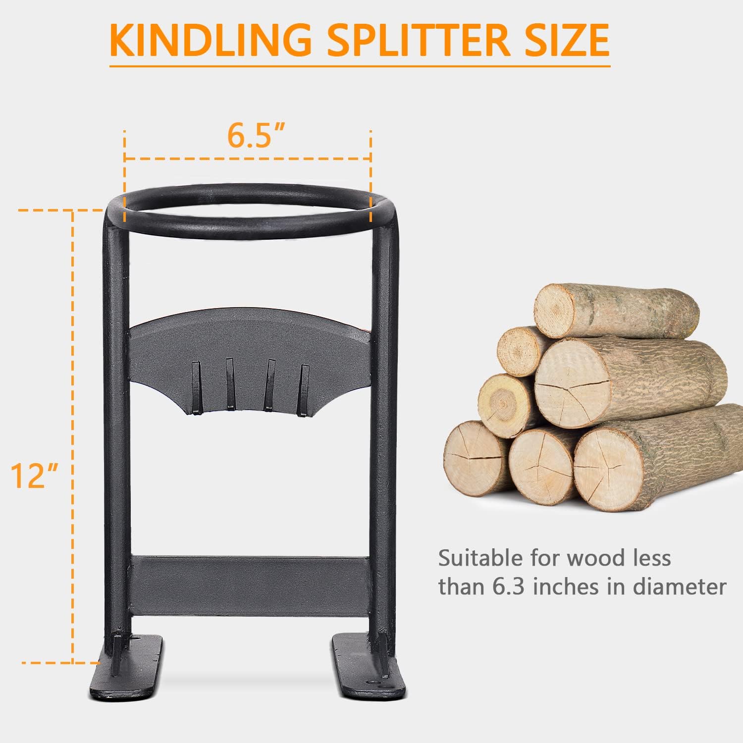 Wood Splitter Cast Steel Firewood Kindling Splitter A70876