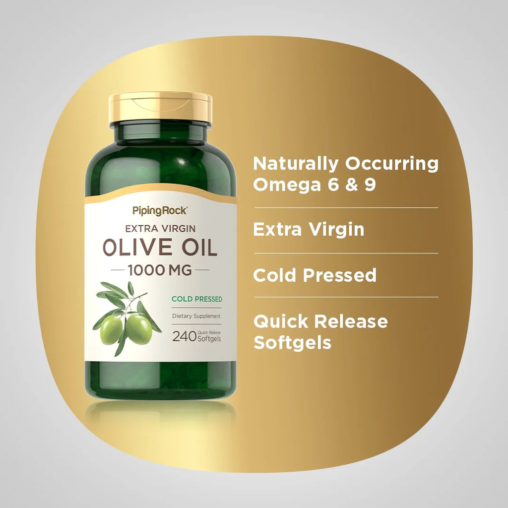 Extra Virgin Olive Oil Softgels 1000mg 240 Count V141749
