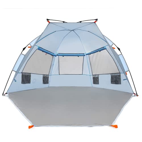 Blue Instant Beach Tent Sun Shelter X4074