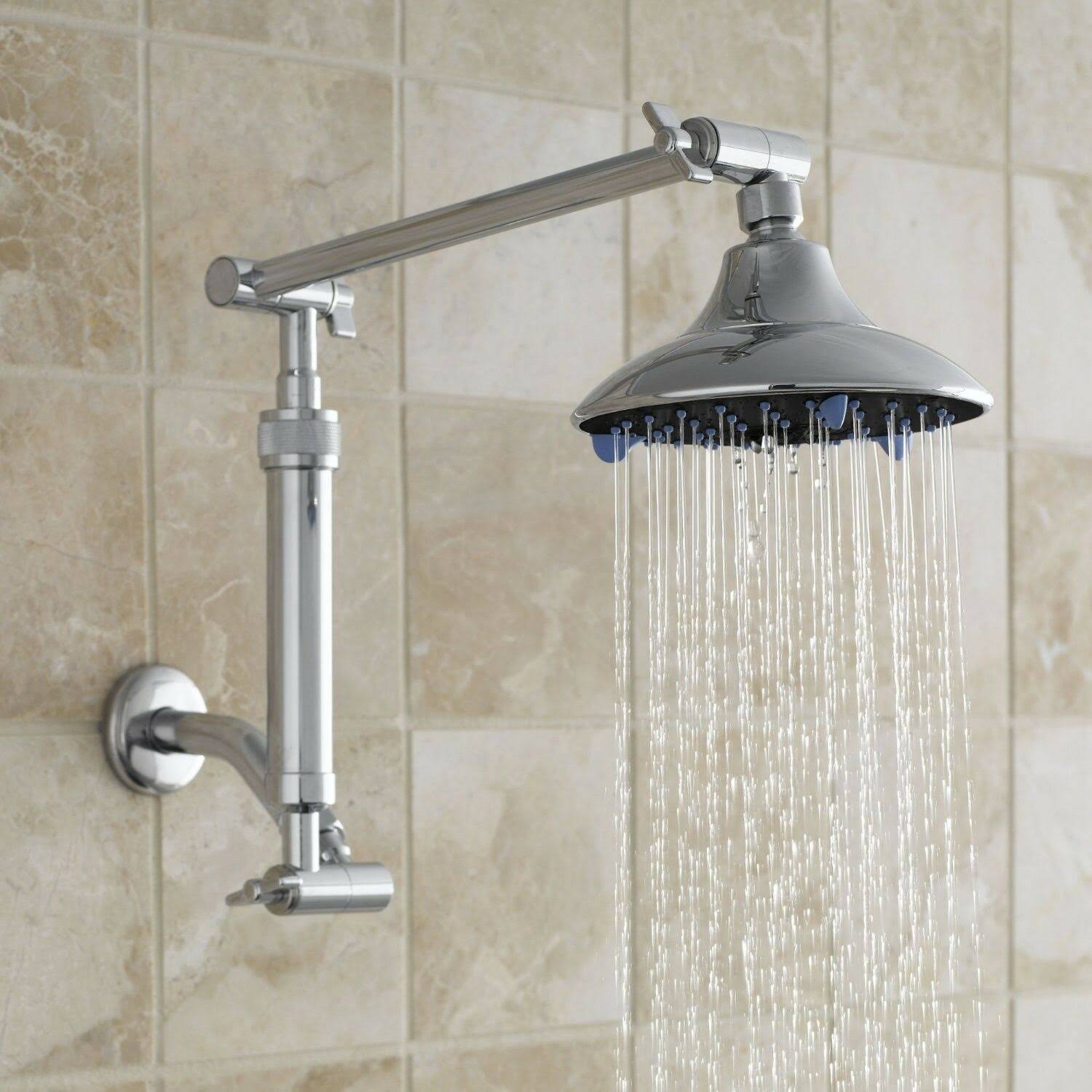 Chrome Shower Head with Shower Filter N80176