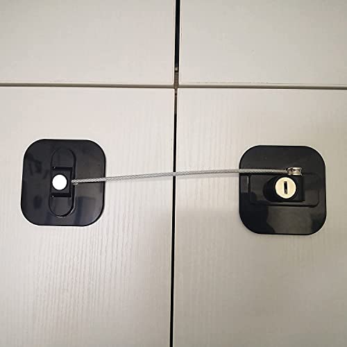 4 Pack Refrigerator Lock with Keys T7988
