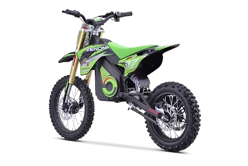 1600W Electric Dirt Bike 48V Lithium Battery Green B515