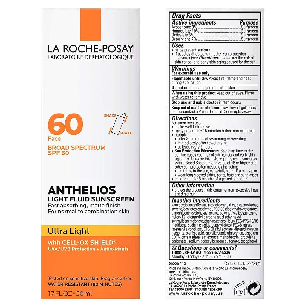 Lightweight Facial Sunscreen SPF 60 Broad Spectrum Oil Free 1.7 Fl. Oz. K3652