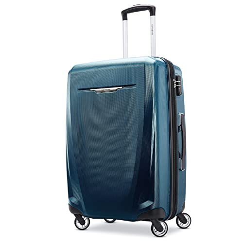 Silver Carry-On 20-Inch Hardside Expandable Luggage D9815