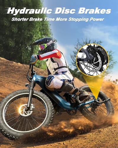 48V 20AH Battery Full Suspension 26" Fat Tire Electric Bicycle K57208