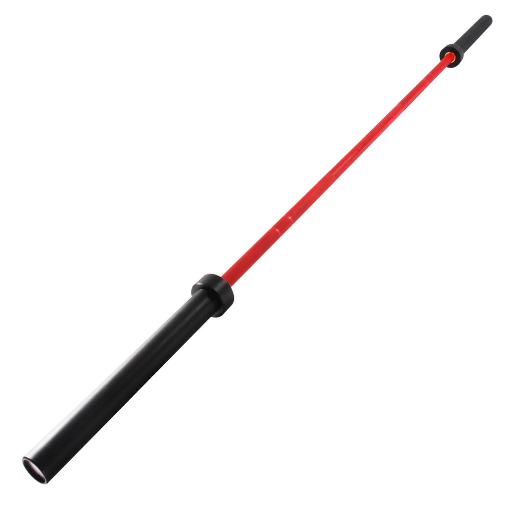 Red 7ft Olympic Barbell Bar F486