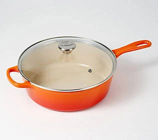 3.75-qt Cast Iron Cassadou with Glass Lid S430910