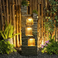 37.4 inches Tall Freestanding Fountain with LED Lights F8989
