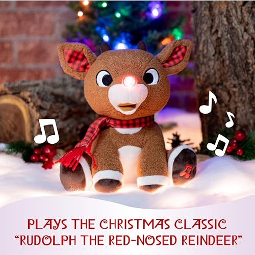 Stuffed Animal Plush Toy with Music & Lights R74967