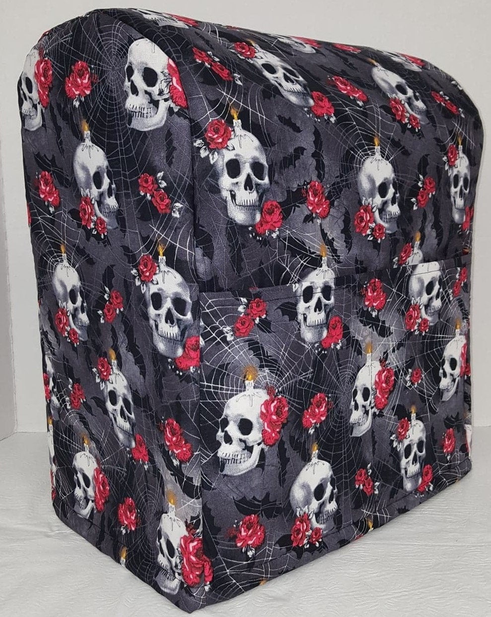 All Skulls Webs & Roses Cover Compatible for Kitchenaid Stand Mixer D4556