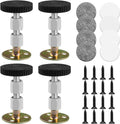 4 Pcs Adjustable Furniture Legs with 16 Thread, 64-87mm S290