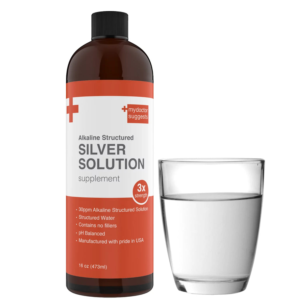 16 oz 30ppm Colloidal Silver Liquid Solution C1324