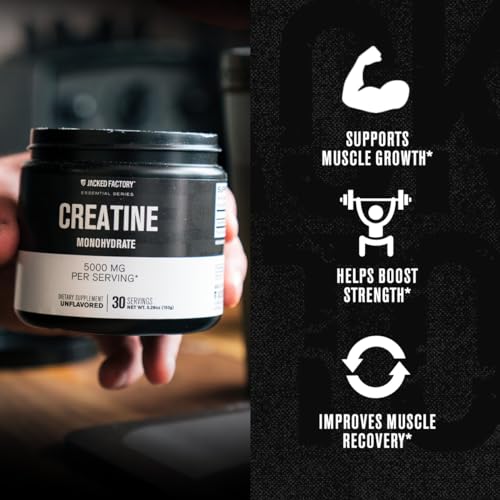 Creatine Monohydrate Powder 425g 85 Servings Unflavored C381