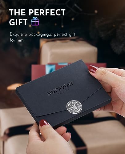 Slim Leather Front Pocket Wallet with RFID Blocking Q12570