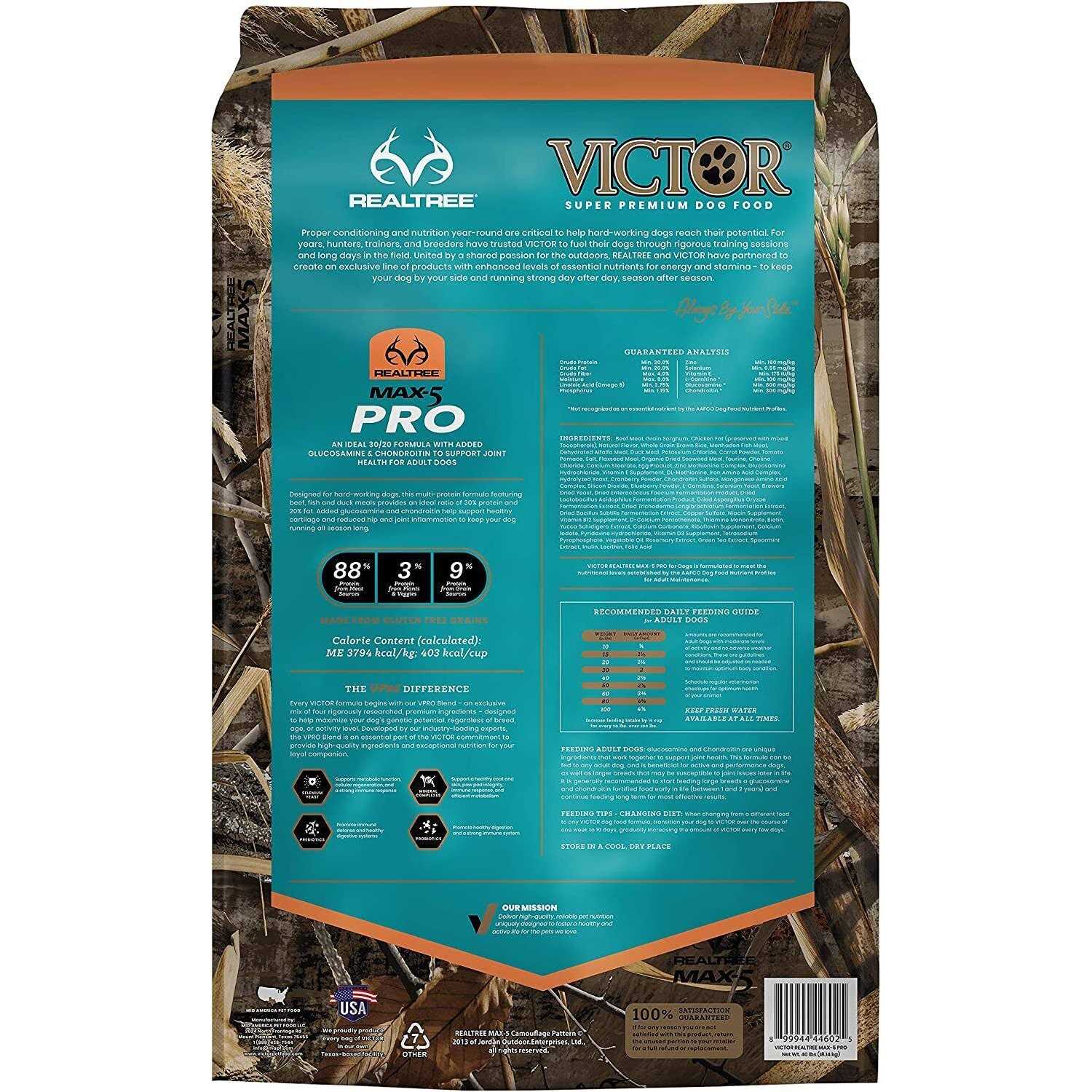 Realtree Max-5 Pro Dry Dog Food J315