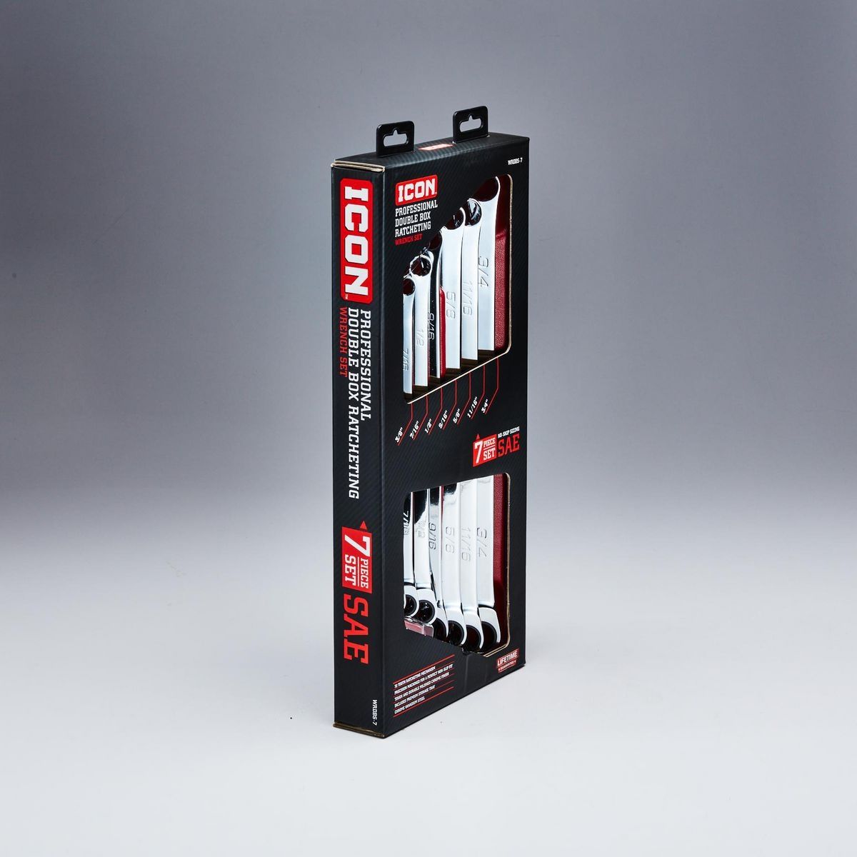 7 Piece SAE Double Box Ratcheting Wrench V8103